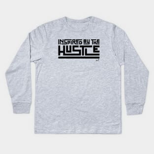 Inspired by the Hustle (black2017) Kids Long Sleeve T-Shirt